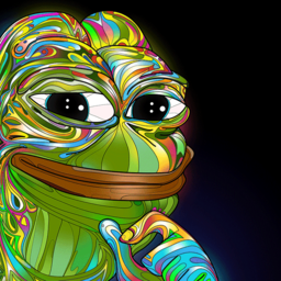 Trippy pepe the frog PFP